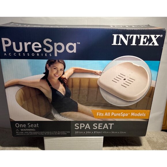 Adjustable Spa Seat Intex PureSpa Accessories Adjustable Height Slip Resistant - Picture 1 of 7